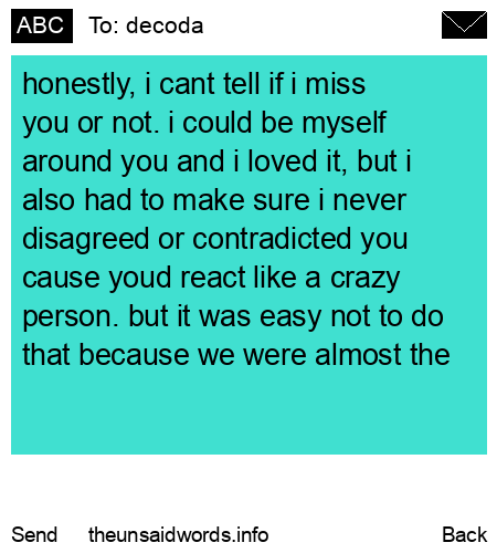 unsent message to decoda