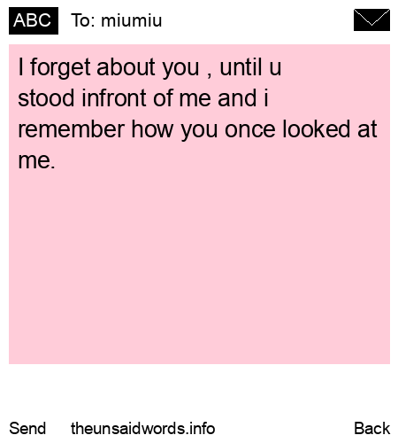 unsent message to miumiu