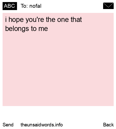 unsent message to nofal