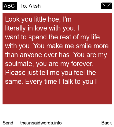 unsent message to Aksh