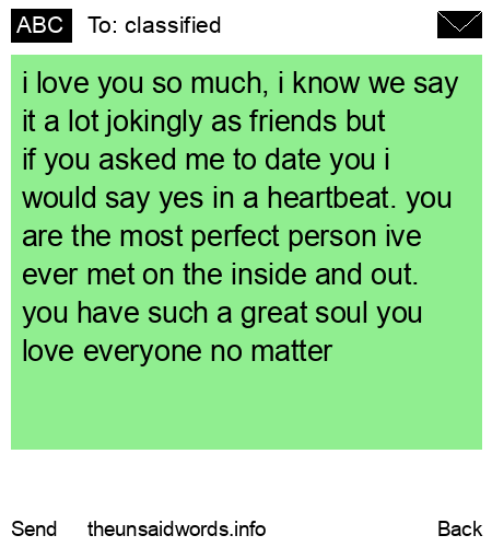 unsent message to classified
