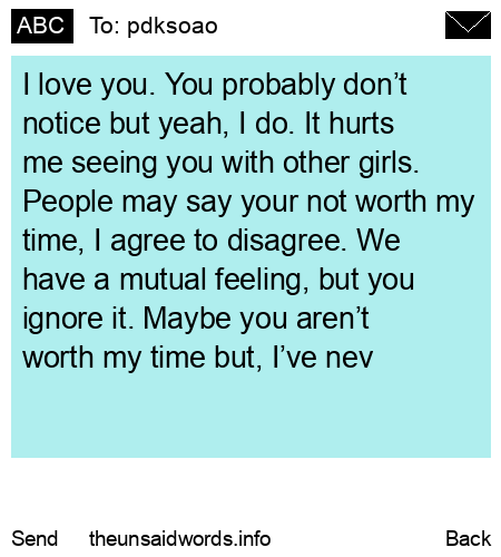 unsent message to pdksoao