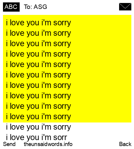 unsent message to ASG