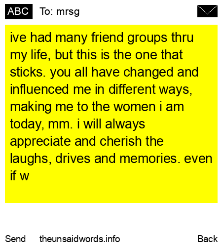 unsent message to mrsg