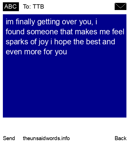 unsent message to TTB