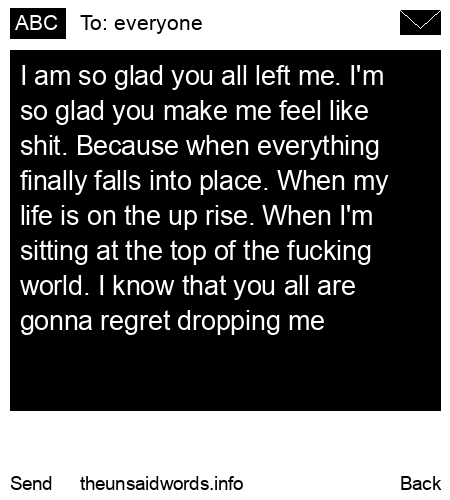 unsent message to everyone