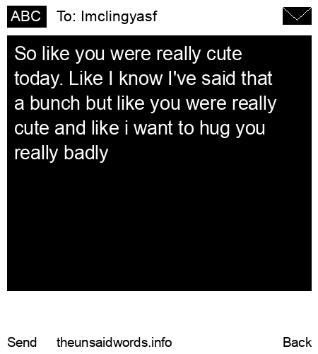 unsent message to Imclingyasf