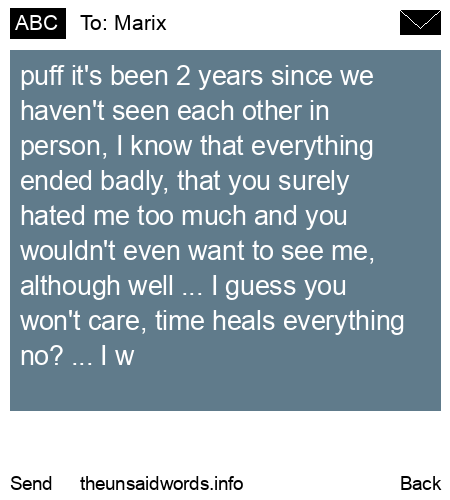 unsent message to Marix