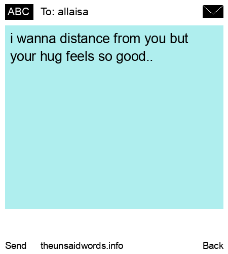 unsent message to allaisa