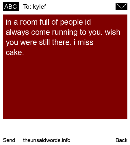 unsent message to kylef