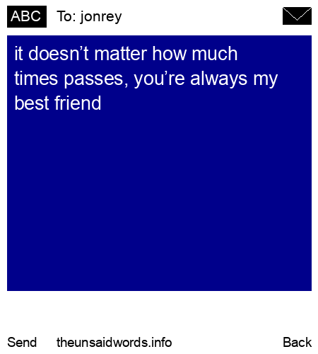 unsent message to jonrey