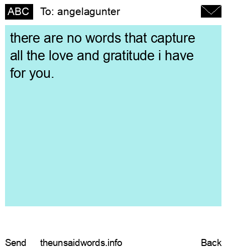 unsent message to angelagunter