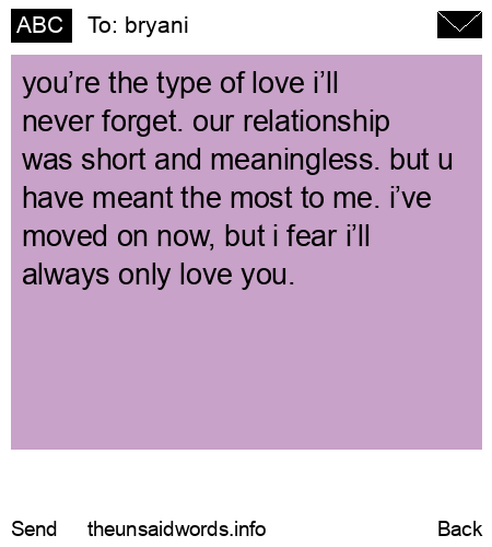 unsent message to bryani