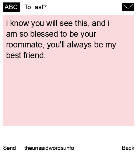 unsent message to asl?