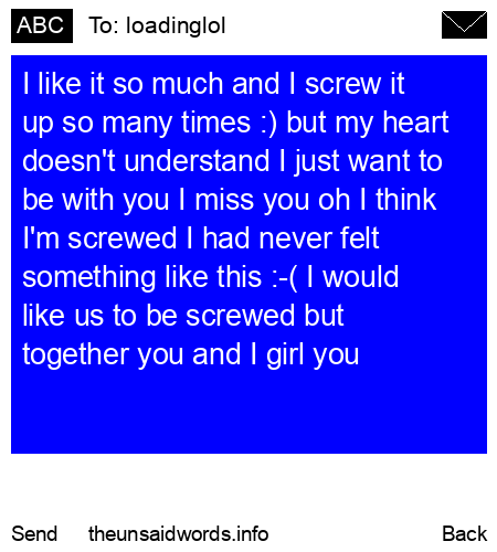 unsent message to loadinglol
