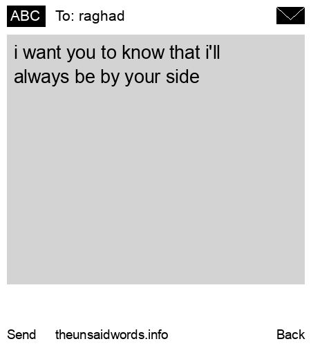 unsent message to raghad