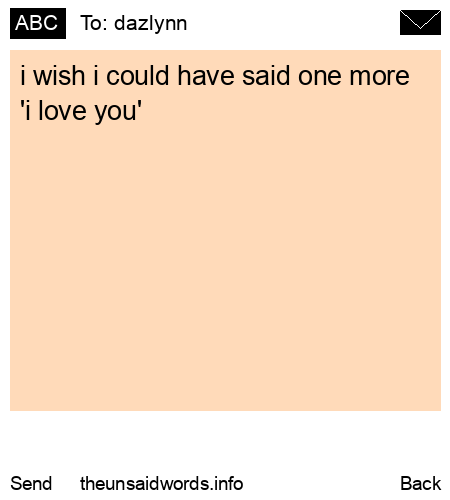 unsent message to dazlynn