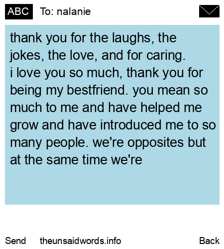 unsent message to nalanie