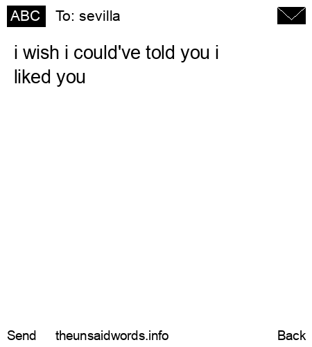 unsent message to sevilla
