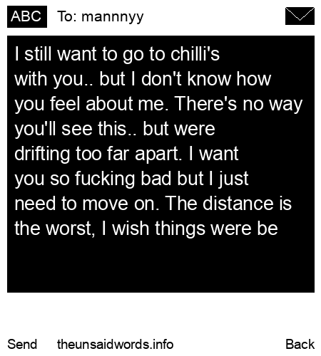 unsent message to mannnyy