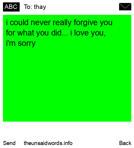 unsent message to thay