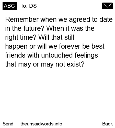 unsent message to DS
