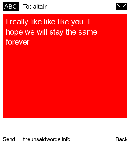 unsent message to altair 