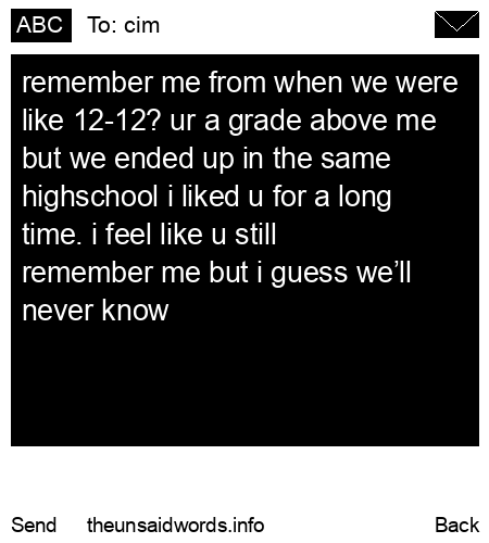unsent message to cim