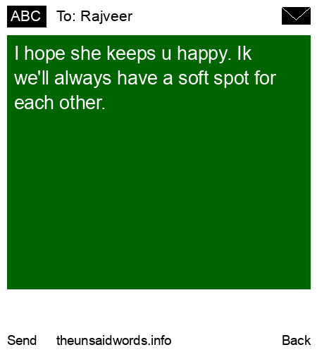 unsent message to Rajveer 