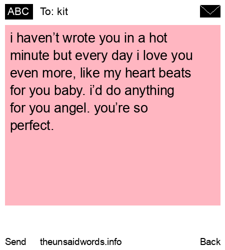 unsent message to kit