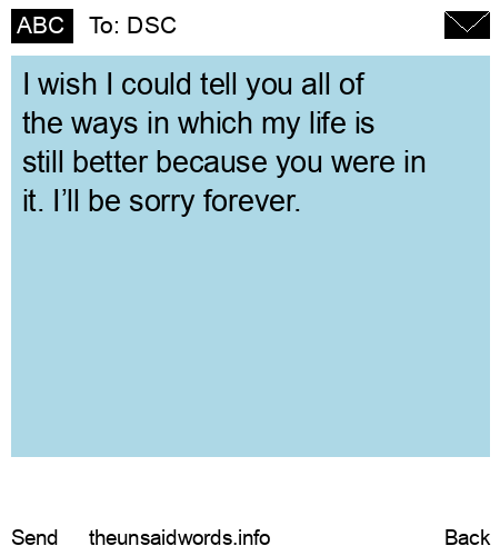 unsent message to DSC