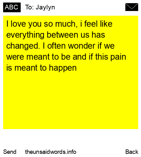 unsent message to Jaylyn