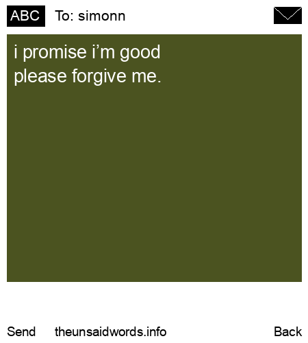 unsent message to simonn 