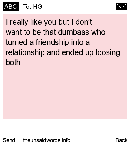 unsent message to HG