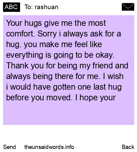 unsent message to rashuan