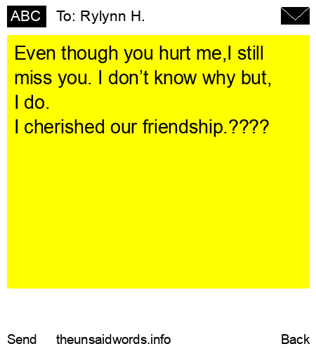unsent message to Rylynn H.