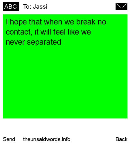 unsent message to Jassi