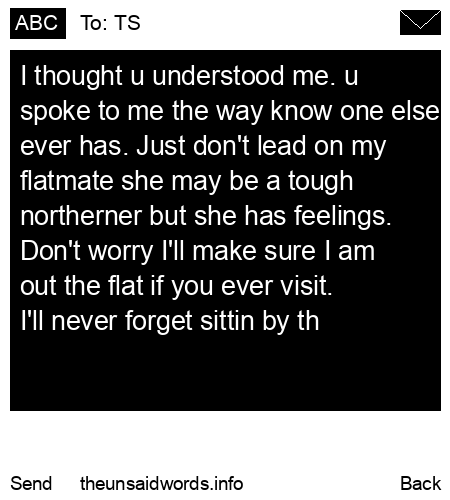 unsent message to TS