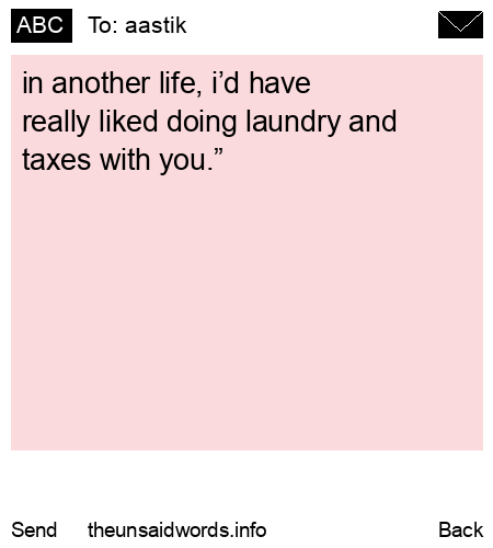 unsent message to aastik