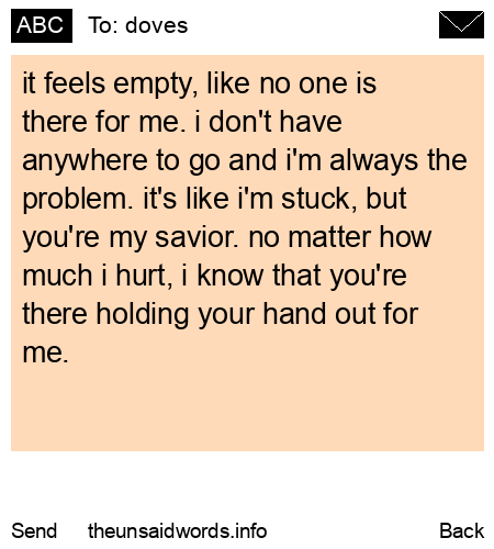 unsent message to doves