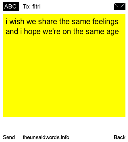 unsent message to fitri