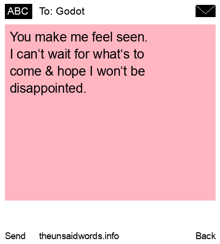 unsent message to Godot