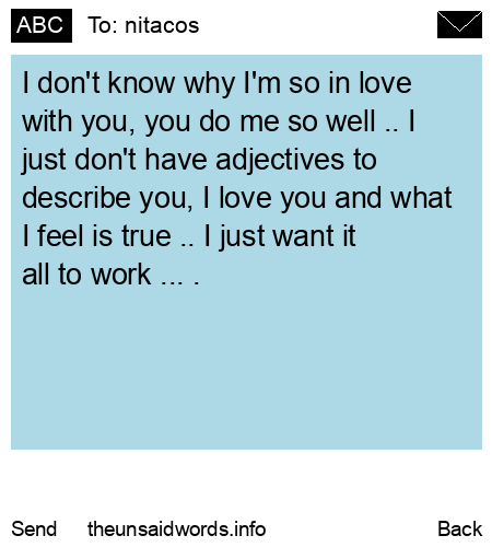 unsent message to nitacos