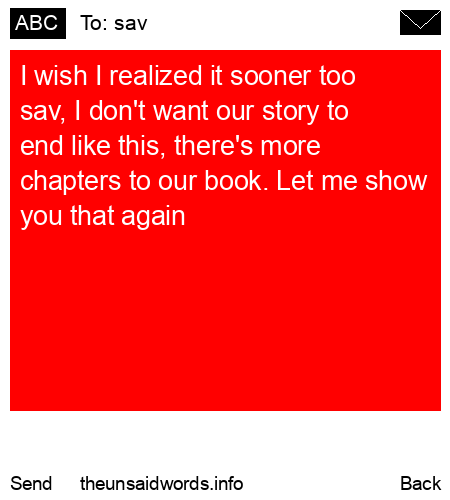 unsent message to sav