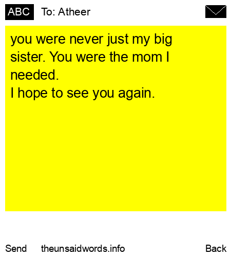 unsent message to Atheer