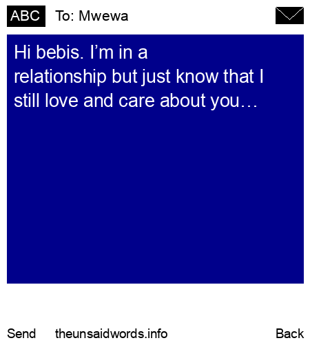 unsent message to Mwewa