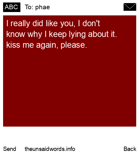 unsent message to phae