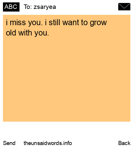 unsent message to zsaryea