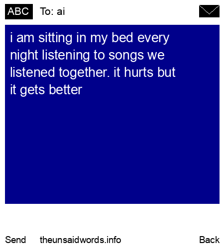 unsent message to ai