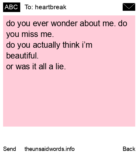 unsent message to heartbreak